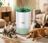 Purificateur d'air pour animaux de compagnie ultra-silencieux en mode nuit, idéal pour la chambre des chats et des chiens âgés, filtration d'air favorisant le sommeil, usage domestique quotidien – Offre Spéciale