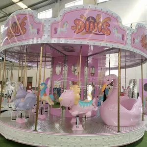 Prix usine enfants et adultes, jeu de carnaval, carrousel, équipement de parc d'attractions intérieur à vendre