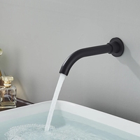 Système de douche rond encastré noir 2/3 voies, mitigeur de douche rond, ensemble de douche pluie pour détaillants et grossistes