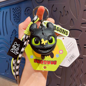 Llavero de Plástico Original del Niño Desdentado de Dragones, Nuevo Colgante para Mochila Escolar 2025, Pequeña Joyería Adorable - Product Image 3