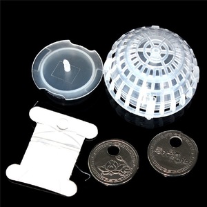 Boule d'aménagement paysager pour <span class=keywords><strong>aquarium</strong></span> en plastique, flottante et coulante, pour plantes aquatiques et nid de crevettes, avec <span class=keywords><strong>mousse</strong></span> - Product Image 1