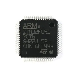 Microcontrolador-MCU HXC STM32F091RCT6 LQFP-64 ARM Cortex-M0 de 32 bits, Nuevo y Original en Stock, Lista B-O-M - Product Image 1