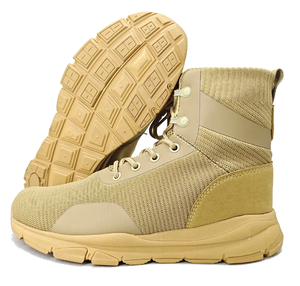 Botas de Combate HPB0304 para Hombre, Botas de Desierto de Cuero para Deportes al Aire Libre de Verano, Botas de Trabajo para Exteriores - Product Image 5