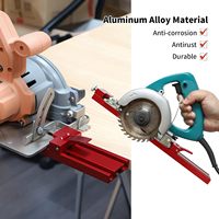 Base Ajustable de Aleación de Aluminio para Máquina de Corte, Guía de Sierra Circular de Grado DIY, Riel para Trabajos en Madera, Soporte OEM Personalizado DGCM-H-1-12