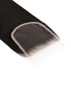 4X4 Real para cierre de encaje Virgen Remy Extensión de tejido de cabello Brasileño 9A 10A Máquina de grado Doble trama Extremos completos Recto - Product Image 4