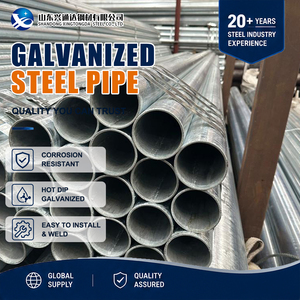 26.7mm 2.3mm Hot Dip Galvanized CS Type a Z80 G/sqm GB T2518 Galvanized Steel Pipe of Metal Fabrication - Product Image 1