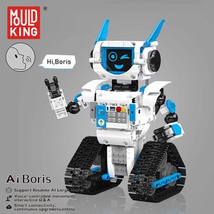 Mould King 15089, 530 Piezas, Serie Robot, Robot <span class=keywords><strong>de</strong></span> Interacción RC AI Blue Star, Bloques <span class=keywords><strong>de</strong></span> Construcción <span class=keywords><strong>de</strong></span> Modelos, Juguete Técnico, Regalo Festivo - Product Image 2