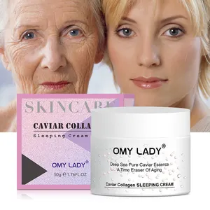 Omy lady creme apagador de rugas, clareamento noturno, 2022, para mulheres