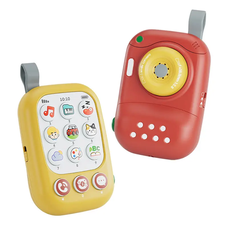 2023 bambino ragazzi ragazze telecamera giocattolo elettronico suoni di apprendimento massiccio e musica Baby Baby telefoni cellulari giocattolo