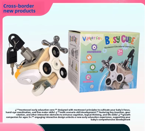 Chất lượng cao zhengyue ZY-2511 bằng gỗ Đa-Chức năng bận rộn hoạt động tấm loại bỏ khó chịu đồ chơi Montessori giáo dục cho - Product Image 6