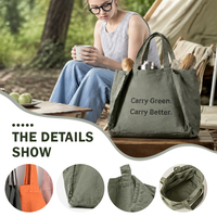 Sac fourre-tout personnalisé en gros, grand format, réutilisable, avec impression de logo, sac à main écologique et durable pour ordinateur portable et bureau
