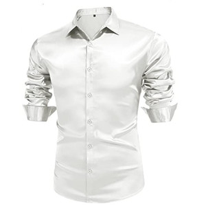 Chemise à manches longues pour homme, nouvelle collection automne-hiver, couleur unie, vêtement de détente ample et confortable, - Product Image 5