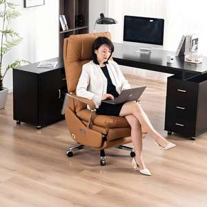 Ergonomic Electric Office Recliner <b>Chair</b> with Lumbar Support Ergonomic Electric <b>Reclining</b> 160° Office <b>Chair</b> - Product Image 2