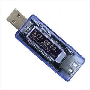 Máy Kiểm Tra USB 3 Trong 1 Máy Dò Dòng Điện Áp Ắc Quy Máy Dò Dòng Điện Áp Di Động