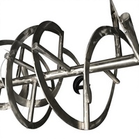 Mélangeur à ruban hélicoïdal double horizontal avec moteur à induction en acier inoxydable SUS304, haute capacité pour les applications chimiques