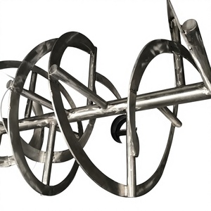 Mélangeur à ruban hélicoïdal double horizontal avec moteur à induction en acier inoxydable SUS304, haute capacité pour les applications chimiques - Product Image 1