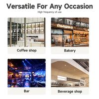 Mesin Espresso Semi-otomatis Italia Komersial Dengan Pengaduk Susu Untuk Kedai Teh Susu, Kafe, Hotel, Bar