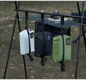 Sacs à mouchoirs robustes en papier DuPont avec cordon de serrage <span class=keywords><strong>pour</strong></span> le camping en extérieur, le rangement suspendu et les voyages - Product Image 3