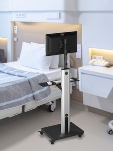 Ergonomic Chiều cao có thể điều chỉnh ngồi đứng PC máy tính di động máy trạm giỏ hàng có thể tùy chỉnh màn hình kép chủ sở hữu - Product Image 6