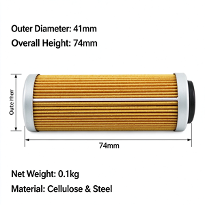 8005100 est compatible avec l'élément de <span class=keywords><strong>filtre</strong></span> à huile de <span class=keywords><strong>moto</strong></span> KTM250EXC-F le <span class=keywords><strong>filtre</strong></span> diesel 350EXC-F/400/450/520/525/540/560/690/<span class=keywords><strong>KN</strong></span>-625 - Product Image 4