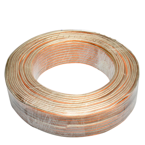 300V haute qualité <span class=keywords><strong>plat</strong></span> <span class=keywords><strong>transparent</strong></span> audio RVH 2 noyaux 2.0MM 2.5MM PVC isolation fil électrique Audio haut-parleur câble - Product Image 6