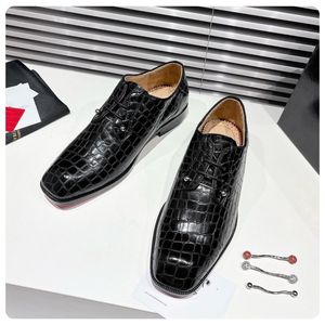 Zapatos Christian Louboutin con Suela Roja |   Zapatos de Vestir de Otoño para Hombre, Estilo Ejecutivo, Punta Cerrada, EVA, Sin Cordones |   Gore-Tex Impermeable de Lujo - Product Image 1