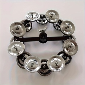 Tambourin Hi-Hat Premium en Gros avec Jingles Simples/Doubles en Acier Inoxydable pour Accessoires de Gong et Cymbales - Product Image 4