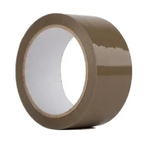 Brown Color Bopp Printed Cello Tape Parcel Sealing Use Adhesive Tape