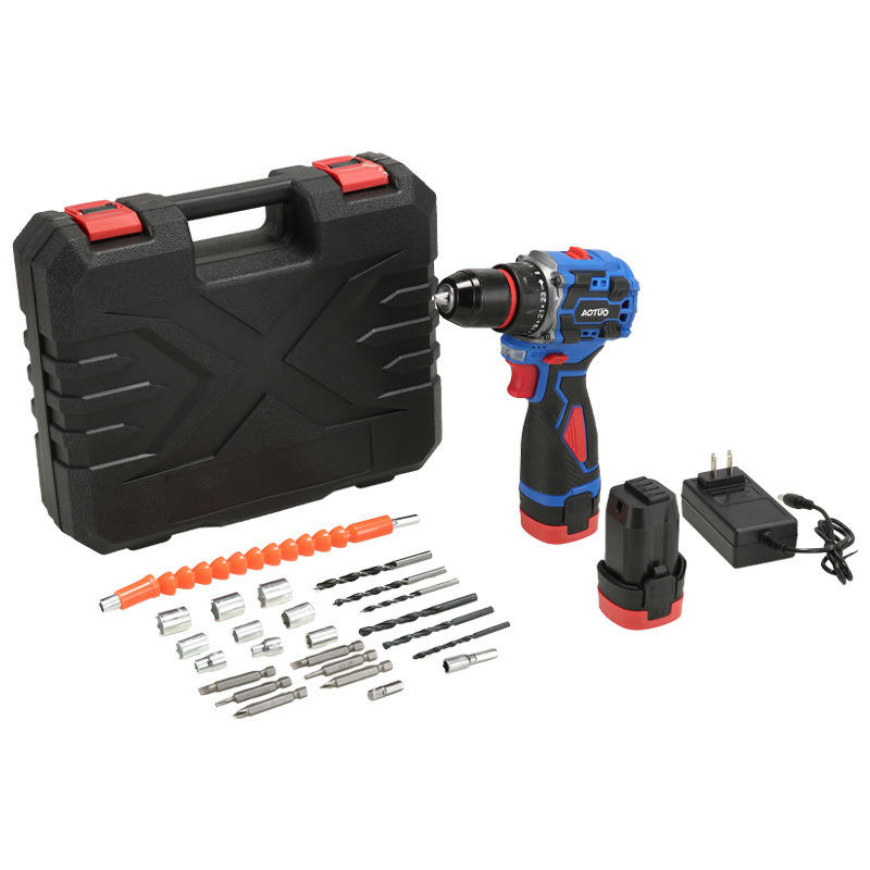 Royal blue 18v -red black batteries+24-piece set EU standard