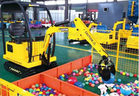 Équipement d'amusement WZD-16, machine de divertissement VR à pièces pour enfants, véhicule d'ingénierie à saisir le bois