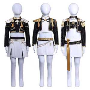 Costume unisexe en polyester pour adultes, inspiré des groupes K-Pop de filles 'Demon-Hunting' et des groupes de garçons 'Demon Boy Group' Qin Yu Shaga Boys Lumi Zoi Mira - Product Image 2