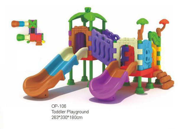 Glissière extérieure en plastique pour enfants