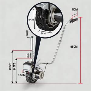 Déplaceur motorisé flexible pour remorque avec roue jockey électrique et déplacement de remorque motorisé permettant des mouvements flexibles de la remorque - Product Image 4