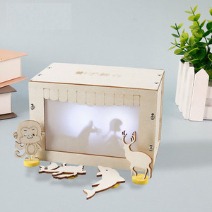 Teatro de Sombras de Madera para Experimentos Científicos, Proyecto de Ciencia DIY, Manualidades para Niños de 0 a 3 Meses, Ensamblaje <span class=keywords><strong>Creativo</strong></span>, Unisex - Product Image 5