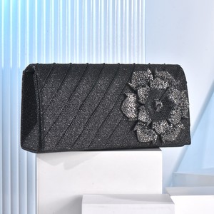 New Arrival Retro <b>Silver</b> Handmade Evening Bag Fairy Style Elegant for Party Wedding Large Capacity Pillow Large <b>Clutch</b> Bag - Product Image 3