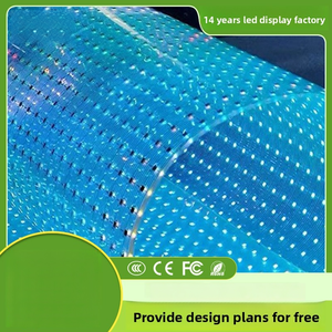 LED Flexible Transparent Crystal <b>Film</b> Screen Indoor Window Glass Advertising Holographic Full-Color Display Inquiry Ultrathin Fl - Product Image 3
