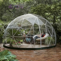 Tentes transparentes de dôme d'igloo de tente claire imperméable de dôme pour la serre chaude de restaurant de jardin