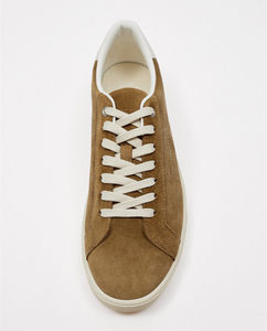 Chaussures <span class=keywords><strong>d</strong></span>écontractées <span class=keywords><strong>pour</strong></span> hommes, baskets souples à lacets en daim marron, confortables <span class=keywords><strong>pour</strong></span> la marche - Product Image 3