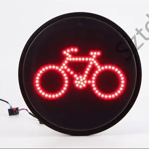 Luz de sinalização LED Feux para bicicleta, fornecedor industrial, sem motor, vermelho e verde, 300 mm, Ampel, sem motor, para uso em bicicletas