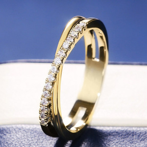 Anello bicolore da donna, accessori minimalisti ed eleganti per l'uso quotidiano - Product Image 4
