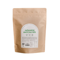 Sachet refermable personnalisé de qualité alimentaire, résistant à la chaleur, anti-odeur, avec fenêtre, en PET et papier kraft, pour emballage de thé, imprimé en sérigraphie