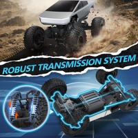 Nouvelle voiture télécommandée électrique sans fil tout-terrain KK 27 MHz avec câble USB, 4 canaux, portée de 15 m - Jouet pour enfant