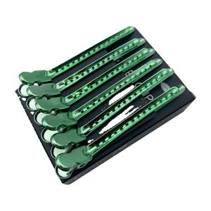 Outils <span class=keywords><strong>de</strong></span> salon <span class=keywords><strong>de</strong></span> <span class=keywords><strong>coiffure</strong></span> pince à cheveux spéciale <span class=keywords><strong>de</strong></span> coiffeur frange en forme <span class=keywords><strong>de</strong></span> I couleur métal fixation cheveux canard facturé clips en aluminium - Product Image 1