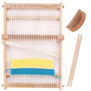 Tự làm kim may công cụ tay máy dệt kim dệt Loom Kit gỗ tấm thảm dệt gỗ đa thủ công dệt Loom - Product Image 1