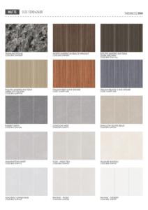 Tùy chỉnh 100x200mm mẫu cho phòng khách ăn ngoài trời Chất lượng cao 1200x2400mm thiêu kết Slate cho khách sạn trang trí nội thất - Product Image 6