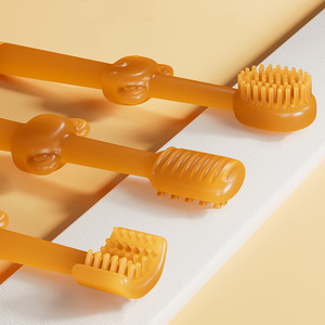 Lot de 3 brosses à dents pour animaux de compagnie, en gel de silice violet, pour chat et chien, élimine la mauvaise haleine et le tartre, soin dentaire, nettoyage buccal, fournitures pour chiens et chats - Product Image 2
