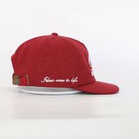 Casquette de baseball unisexe en toile à 5 panneaux, personnalisable, broderie 3D, logo, ajustable, haute qualité, style sportif, pour toutes les saisons, vente en gros OEM