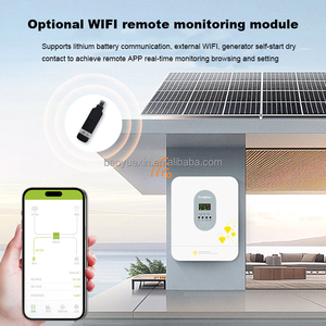 On-lưới năng lượng mặt trời biến tần với đầu ra kép 4Kw 6KW 7kW 8KW 10KW 24V 48V tinh khiết Sine Wave Hybrid thiết kế MPPT điều khiển bao gồm - Product Image 5