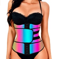 Nouveau Ceinture Amincissante Laser Réfléchissante en Néoprène Anti-Bactérien pour le Contrôle Abdominal et le Remodelage Corporel, Effet Amincissant par Rayonnement, pour l'Exportation