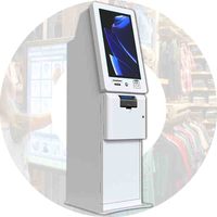 UNISPOT Beceri Oyunu Tahtası Dokunmatik Ekran Monitörü Çoklu İşletim Sistemli Self Servis Kiosk Nakit Yatırma ve Geri Ödeme Terminali İngilizce Destekli Intel